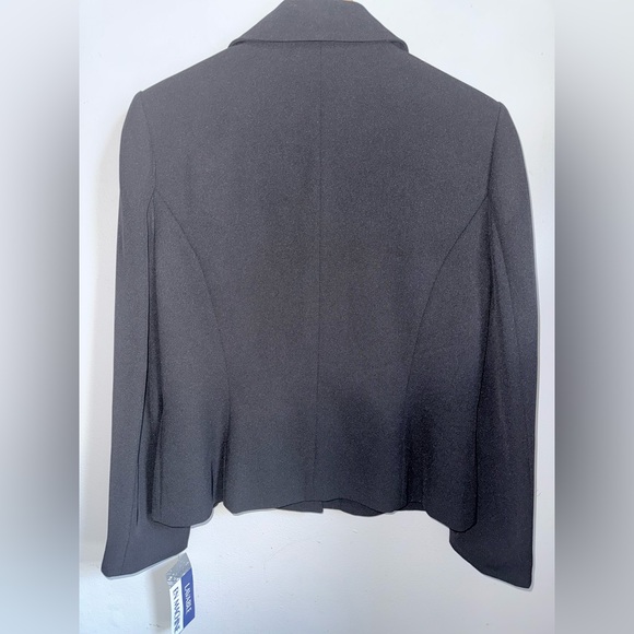 NWT Vintage INGENUITY Black Women's Button-Up Jacket Size 8 - Picture 8 of 10